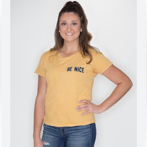 Be Nice Or Leave Me Alone junk food clothing NWT size xs 💛💛 - Picture 1 of 4
